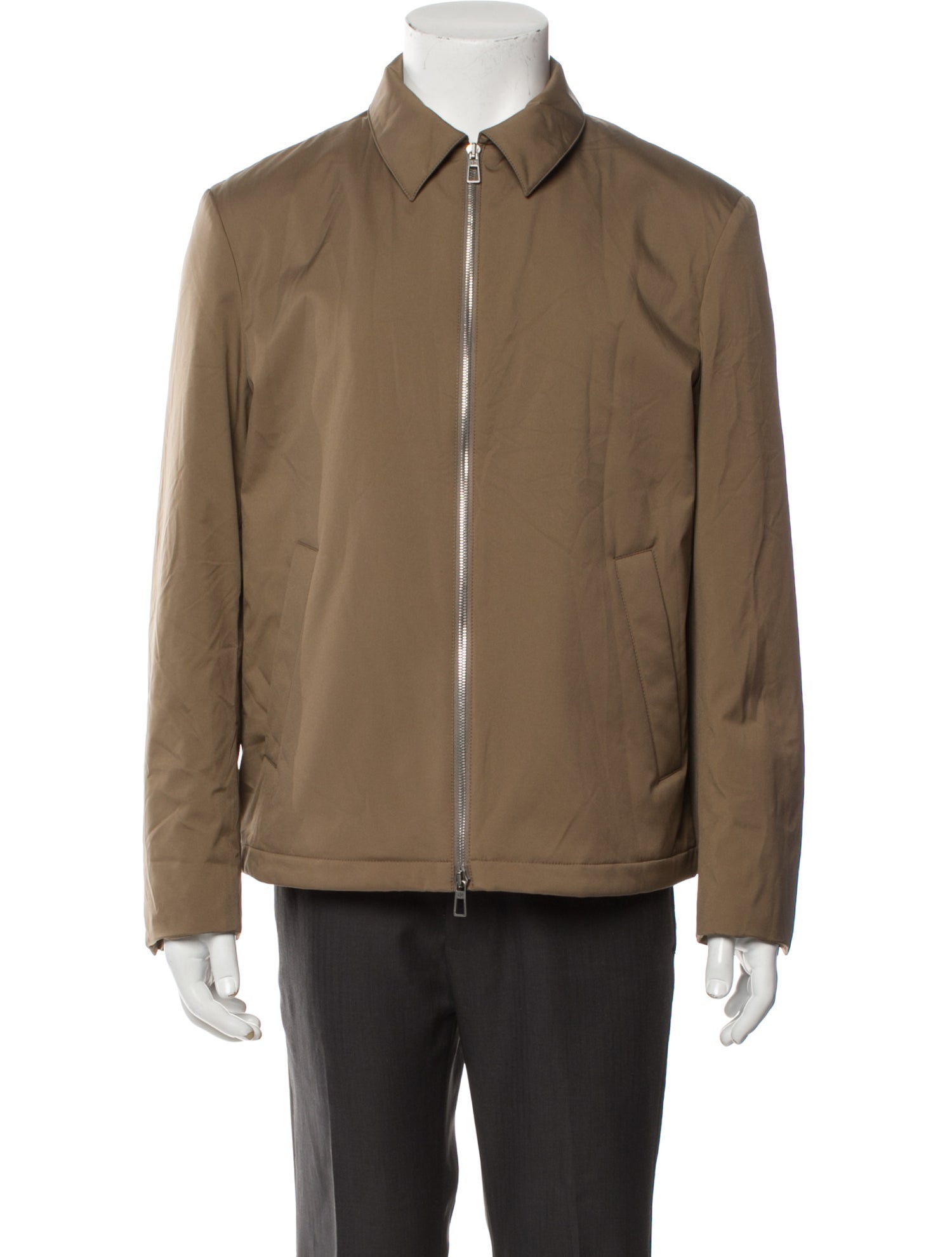 Loro Piana Green Storm System Windbreaker