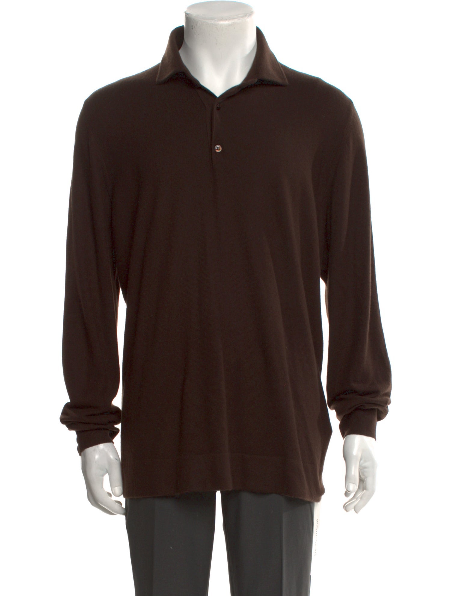 Loro Piana Cashmere Collar Polo Sweater