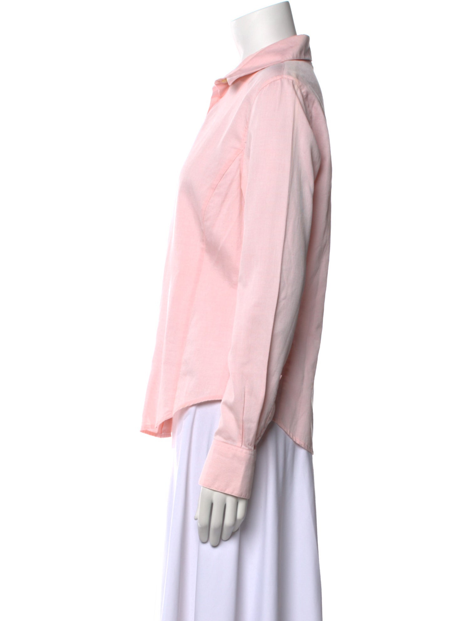 Loro Piana Long Sleeve Button-Up Top