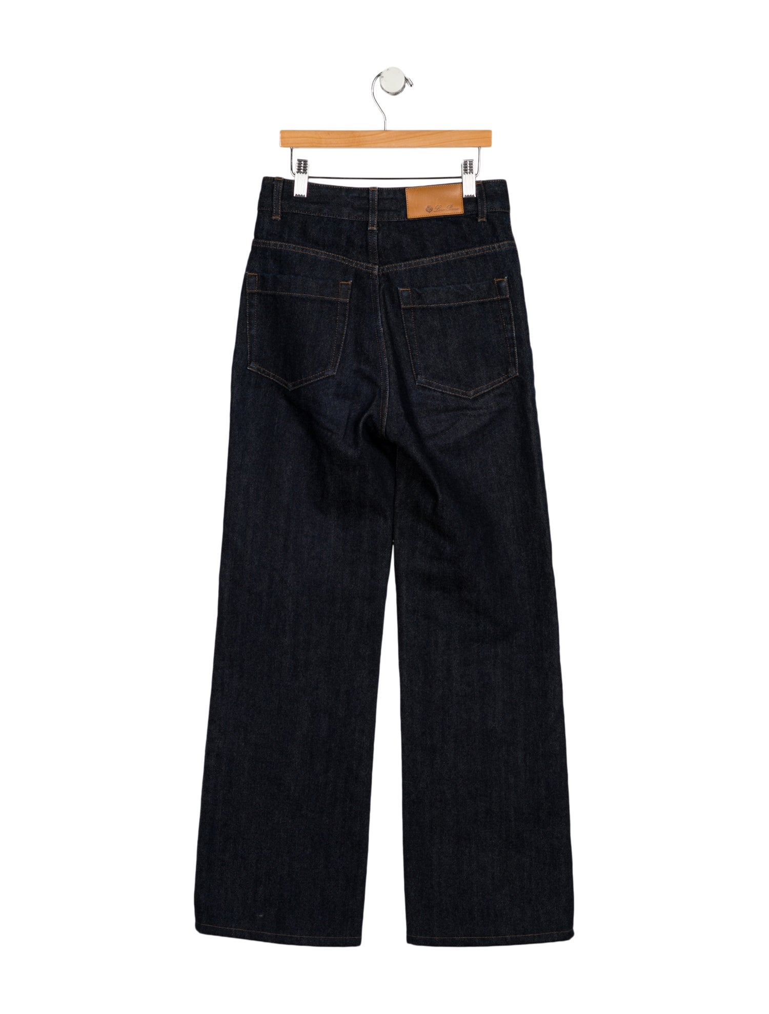 Loro Piana High-Rise Wide Leg Jeans