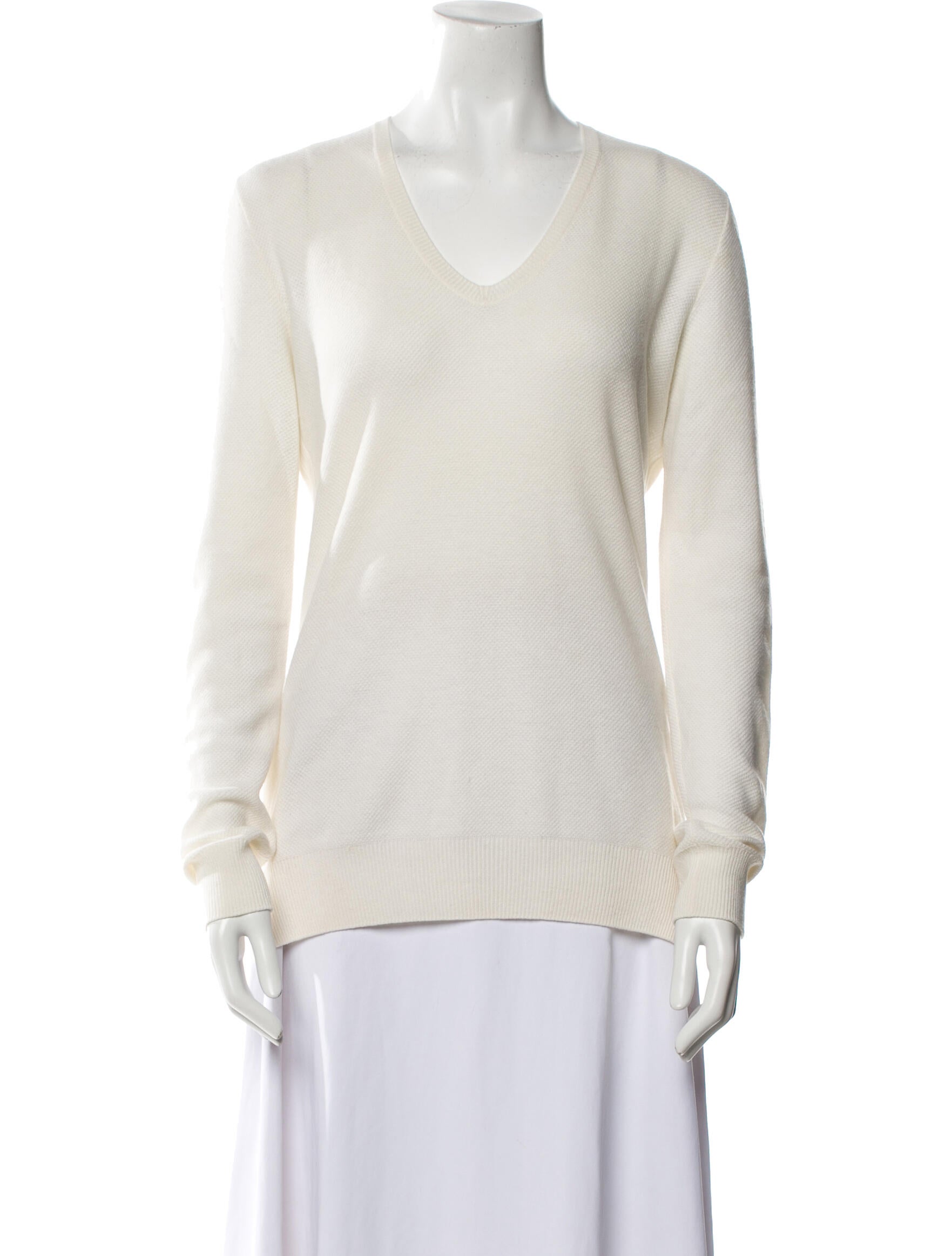 Loro Piana Baby Cashmere V-Neck Sweater