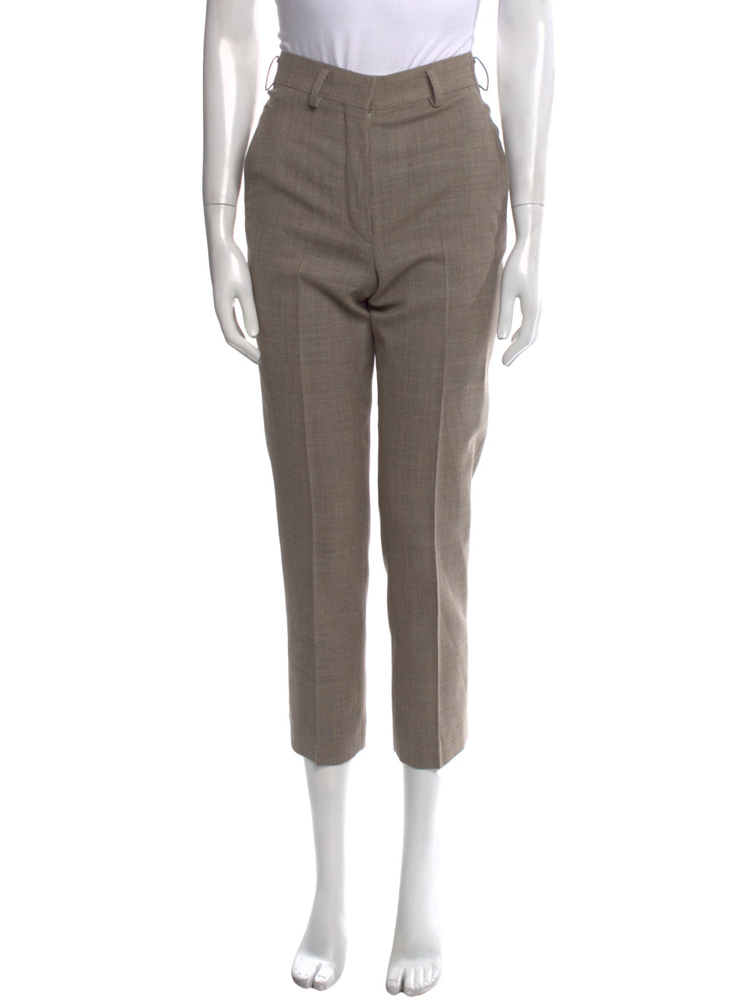 Loro Piana Virgin Wool Straight Leg Pants