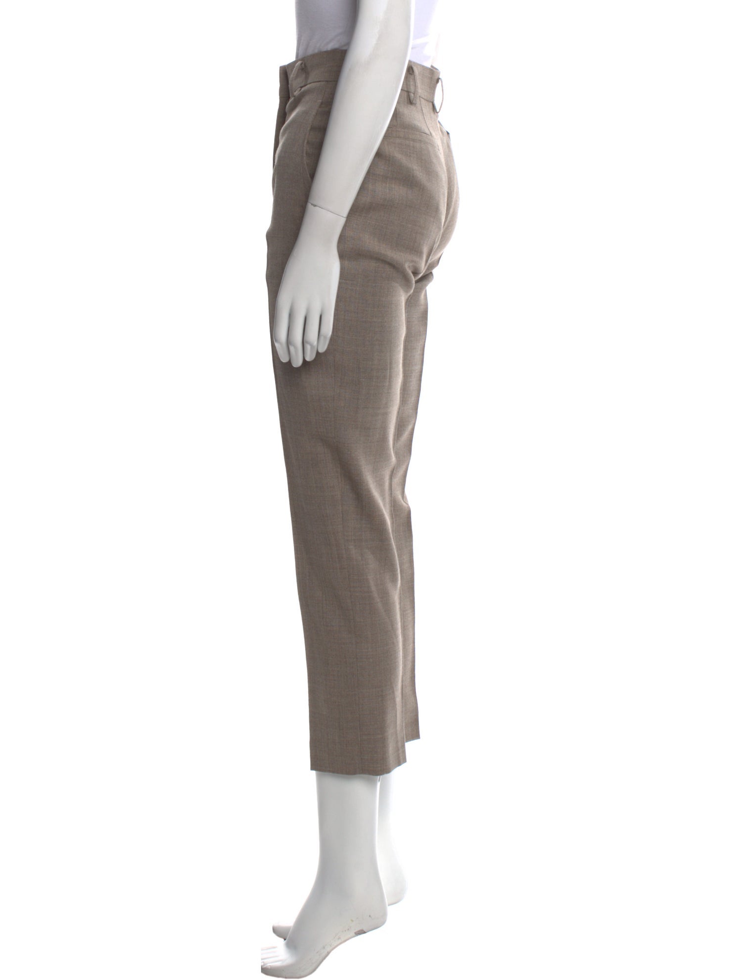 Loro Piana Virgin Wool Straight Leg Pants