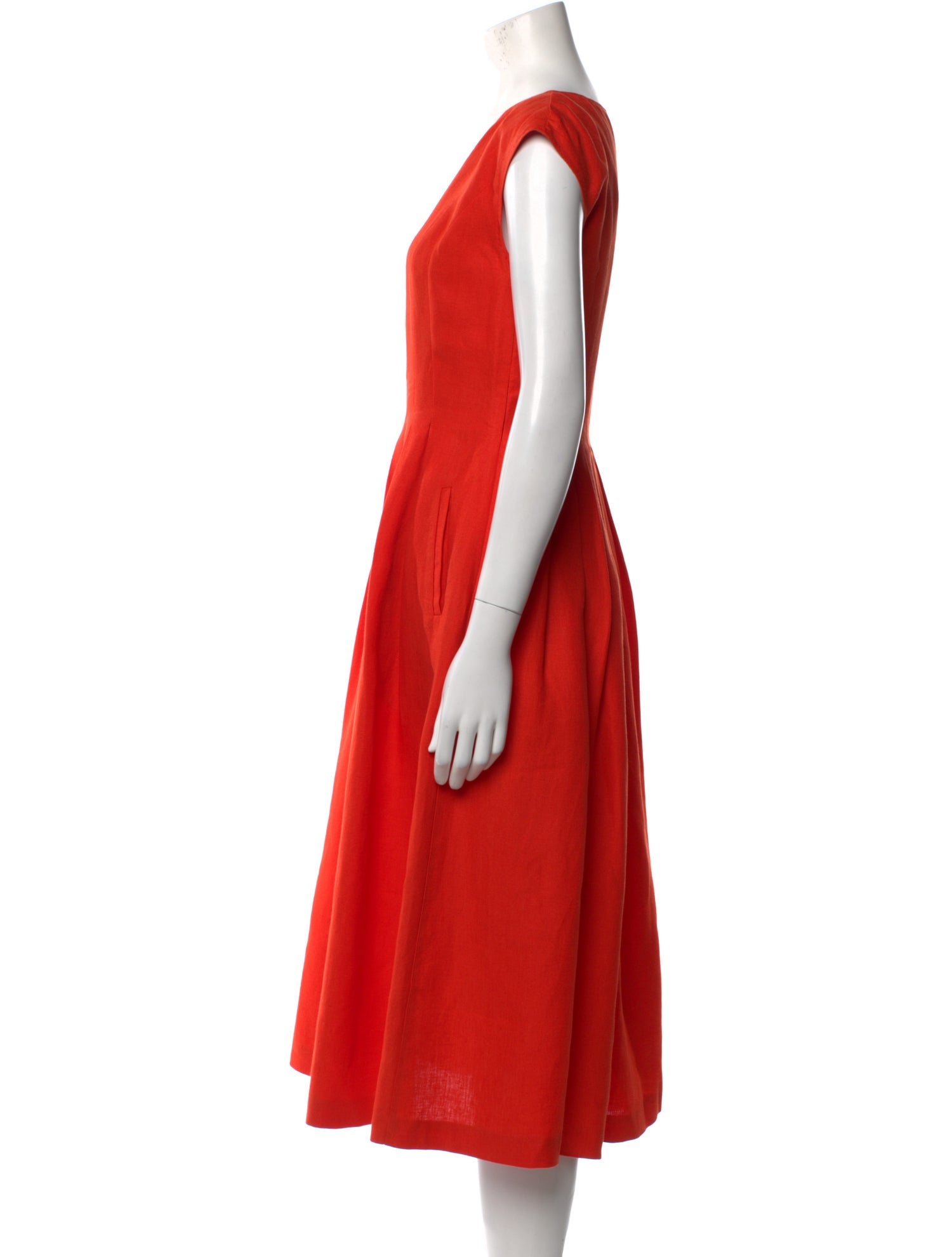 Loro Piana Linen Midi Length Dress