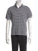 Loro Piana Striped Collar Polo Shirt