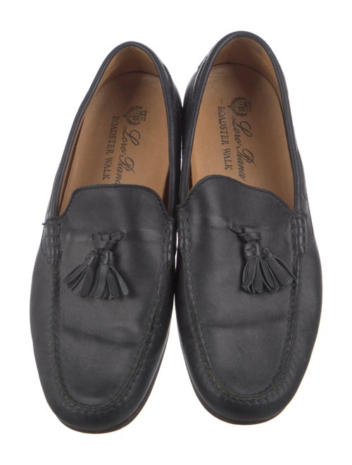 Loro Piana Leather Tassel Accents Loafers