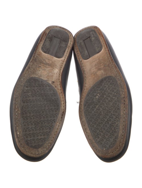 Loro Piana Leather Tassel Accents Loafers