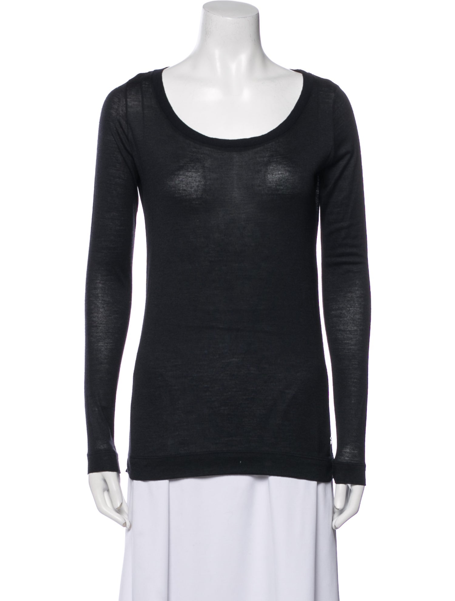 Loro Piana Cashmere Scoop Neck T-Shirt