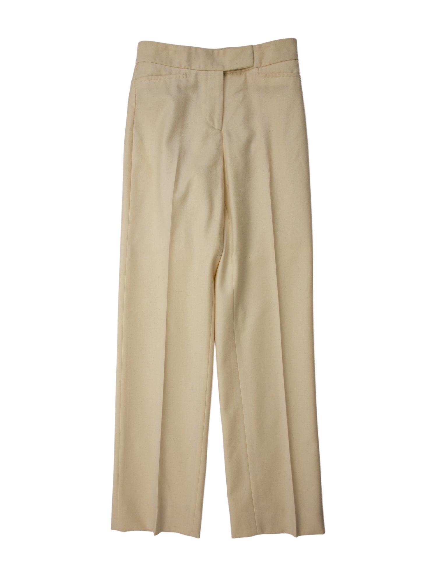 Loro Piana Virgin Wool Straight Leg Pants