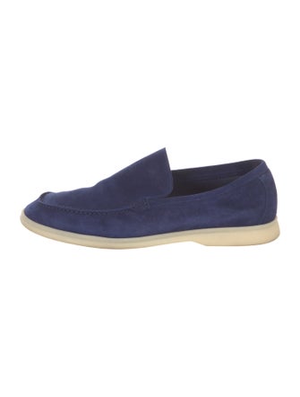 Loro Piana Summer Walk Suede Loafers