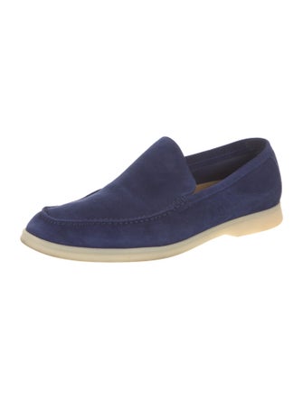 Loro Piana Summer Walk Suede Loafers