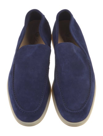Loro Piana Summer Walk Suede Loafers
