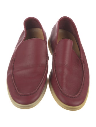 Loro Piana Summer Walk Leather Loafers