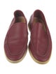 Loro Piana Summer Walk Leather Loafers