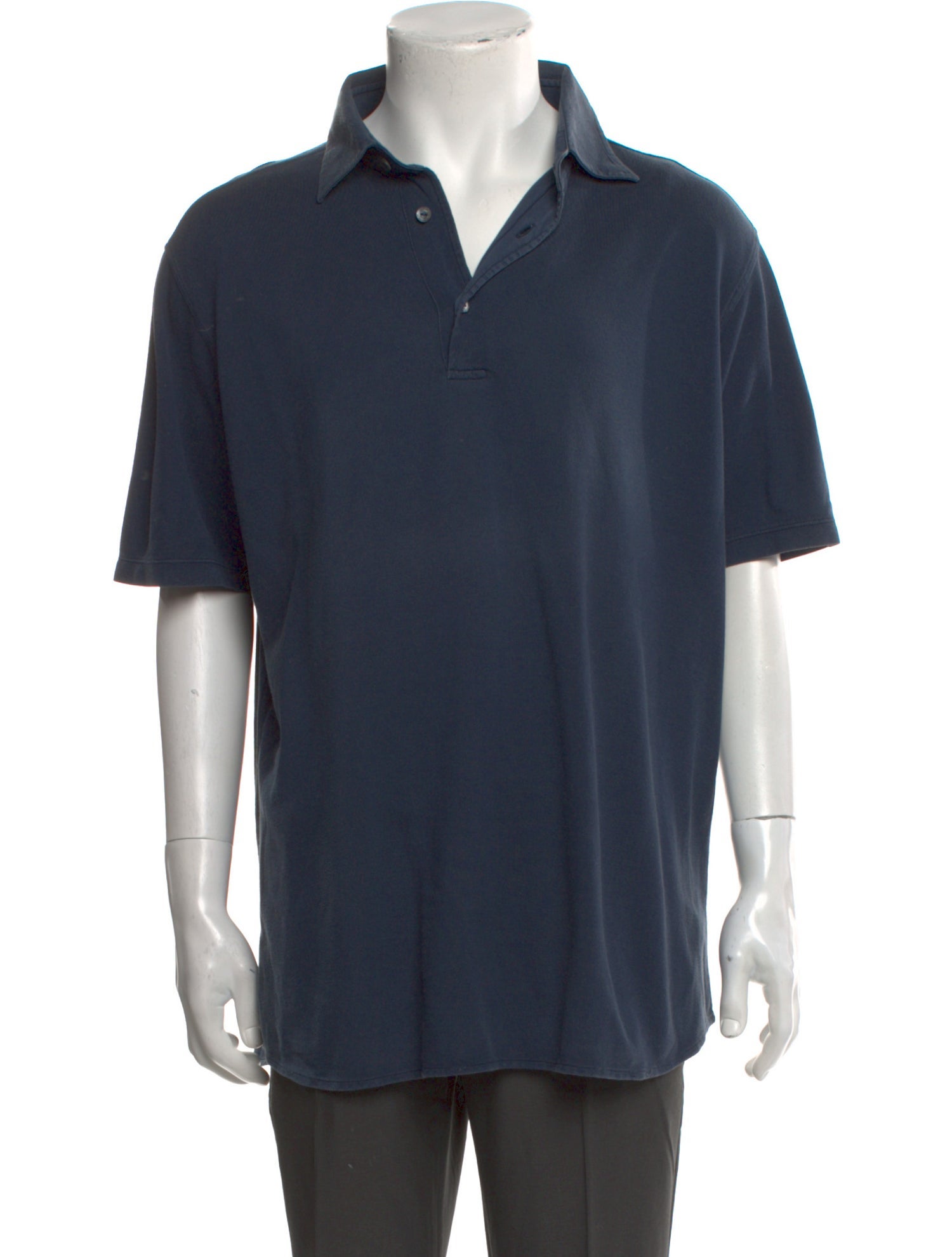 Loro Piana Collar Short Sleeve Polo Shirt