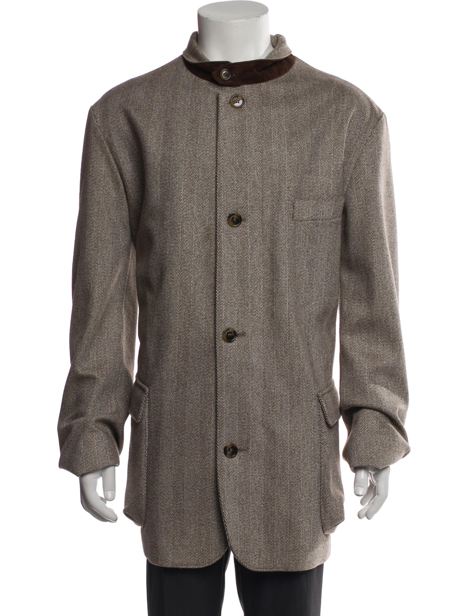 Loro Piana Pecora Nera Storm System Virgin Wool Utility Jacket