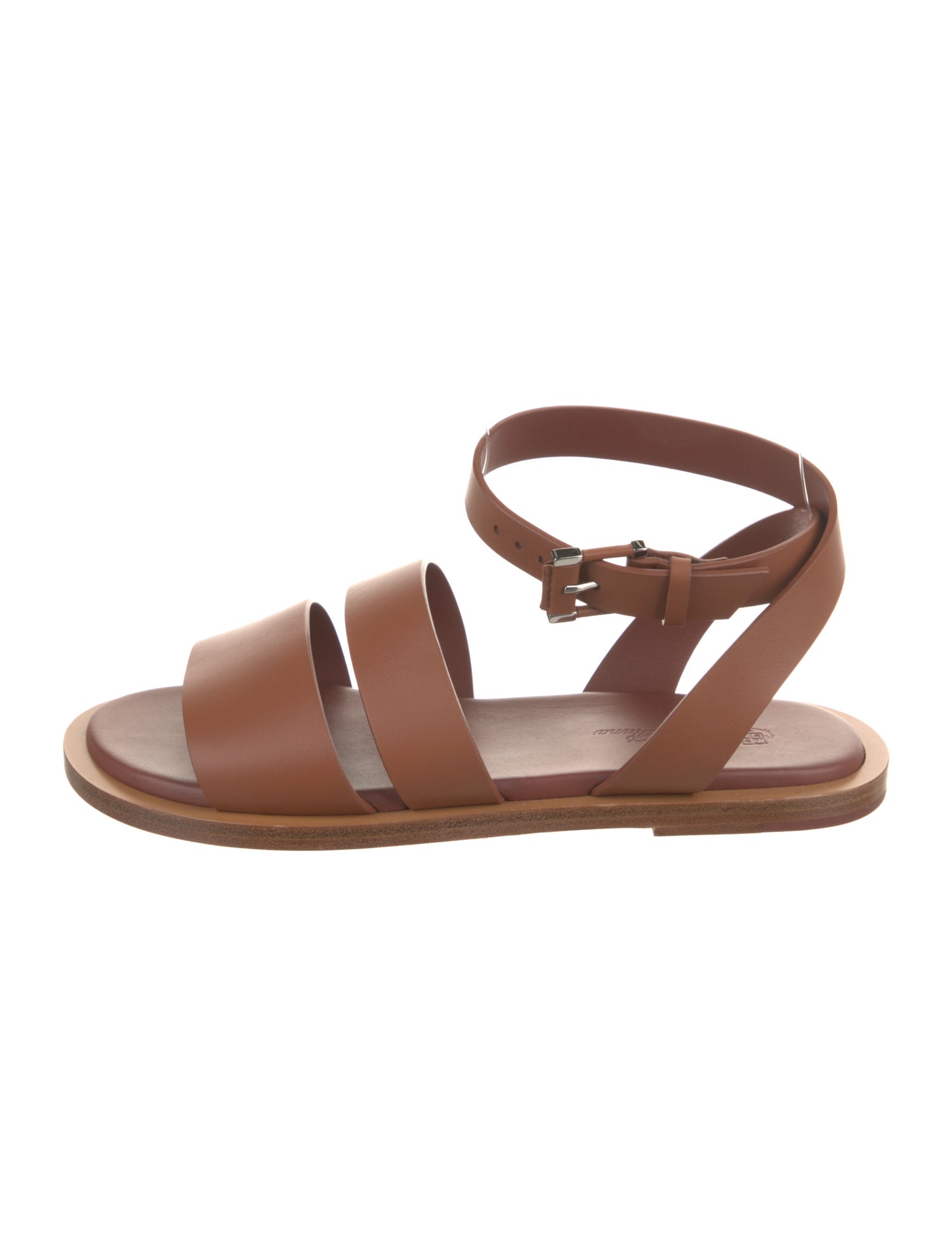 Loro Piana Leather Gladiator Sandals
