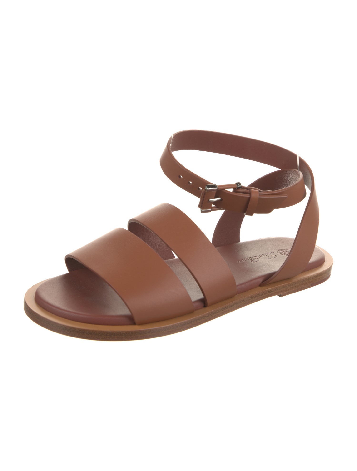 Loro Piana Leather Gladiator Sandals