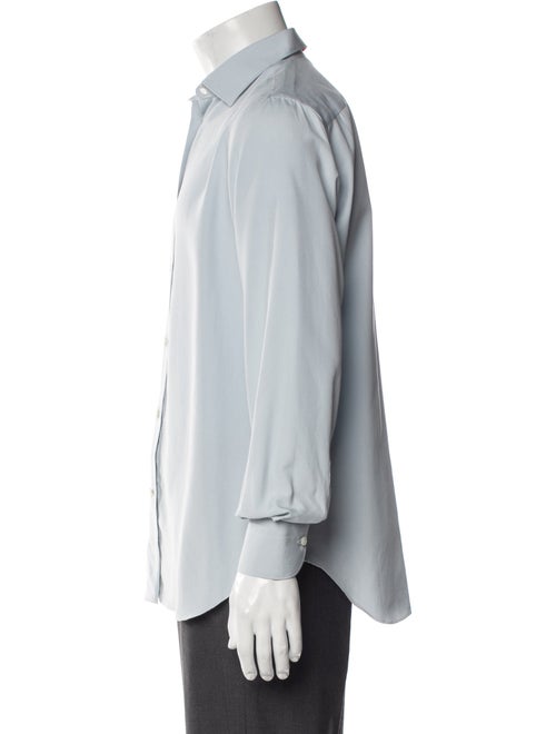 Loro Piana Silk Long Sleeve Button-Up Top