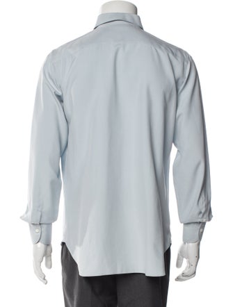 Loro Piana Silk Long Sleeve Button-Up Top