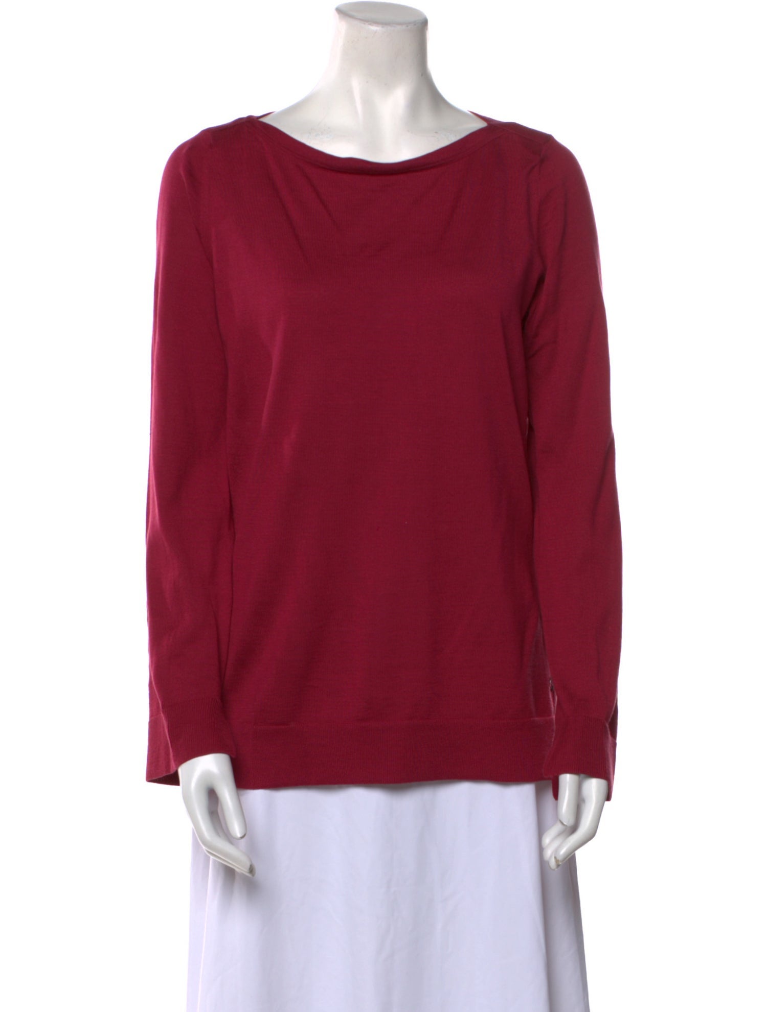 Loro Piana Silk Scoop Neck Sweater