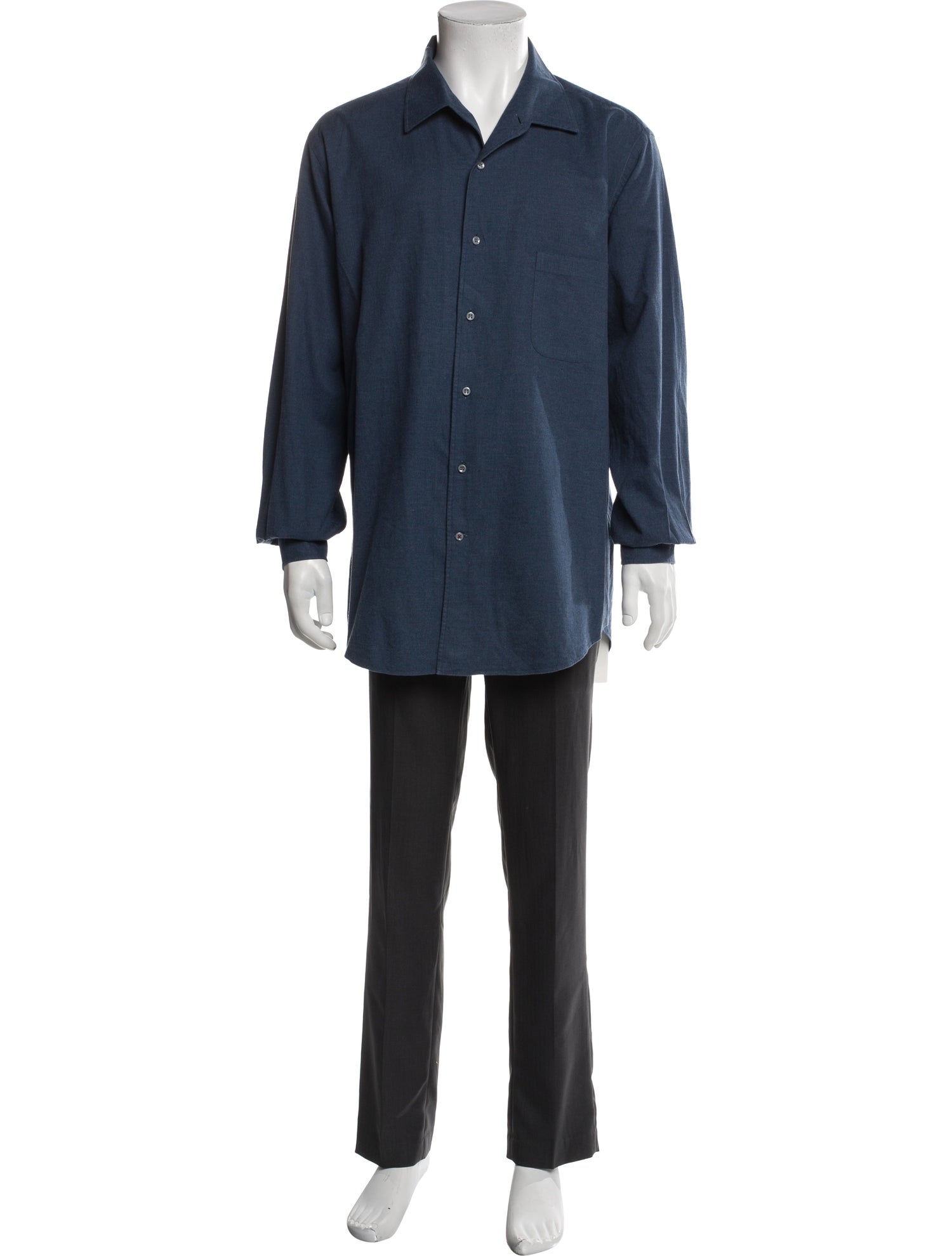 Loro Piana Andre Long Sleeve Dress Shirt