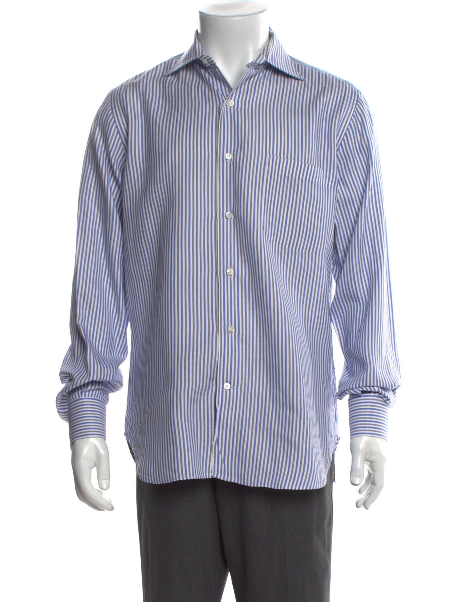 Loro Piana Striped Long Sleeve Shirt