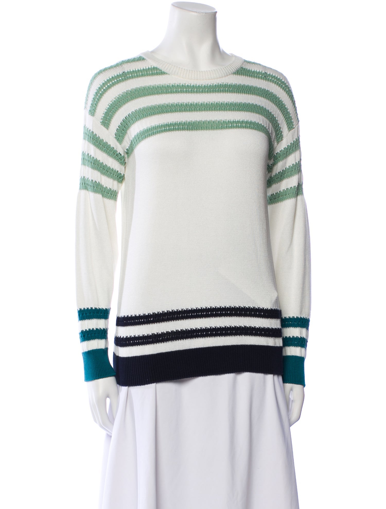 Loro Piana Silk Striped Sweater