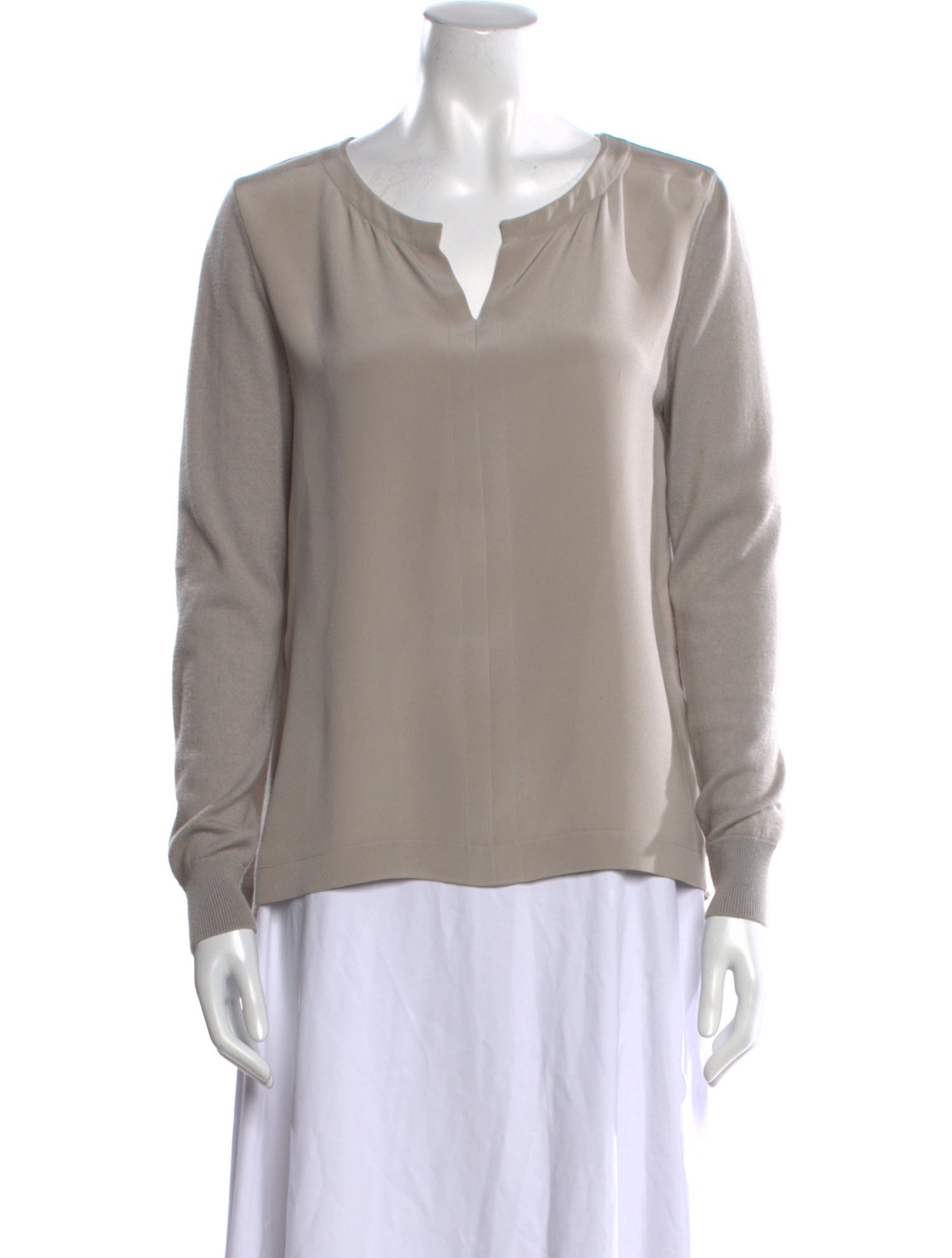 Loro Piana Cashmere V-Neck Blouse