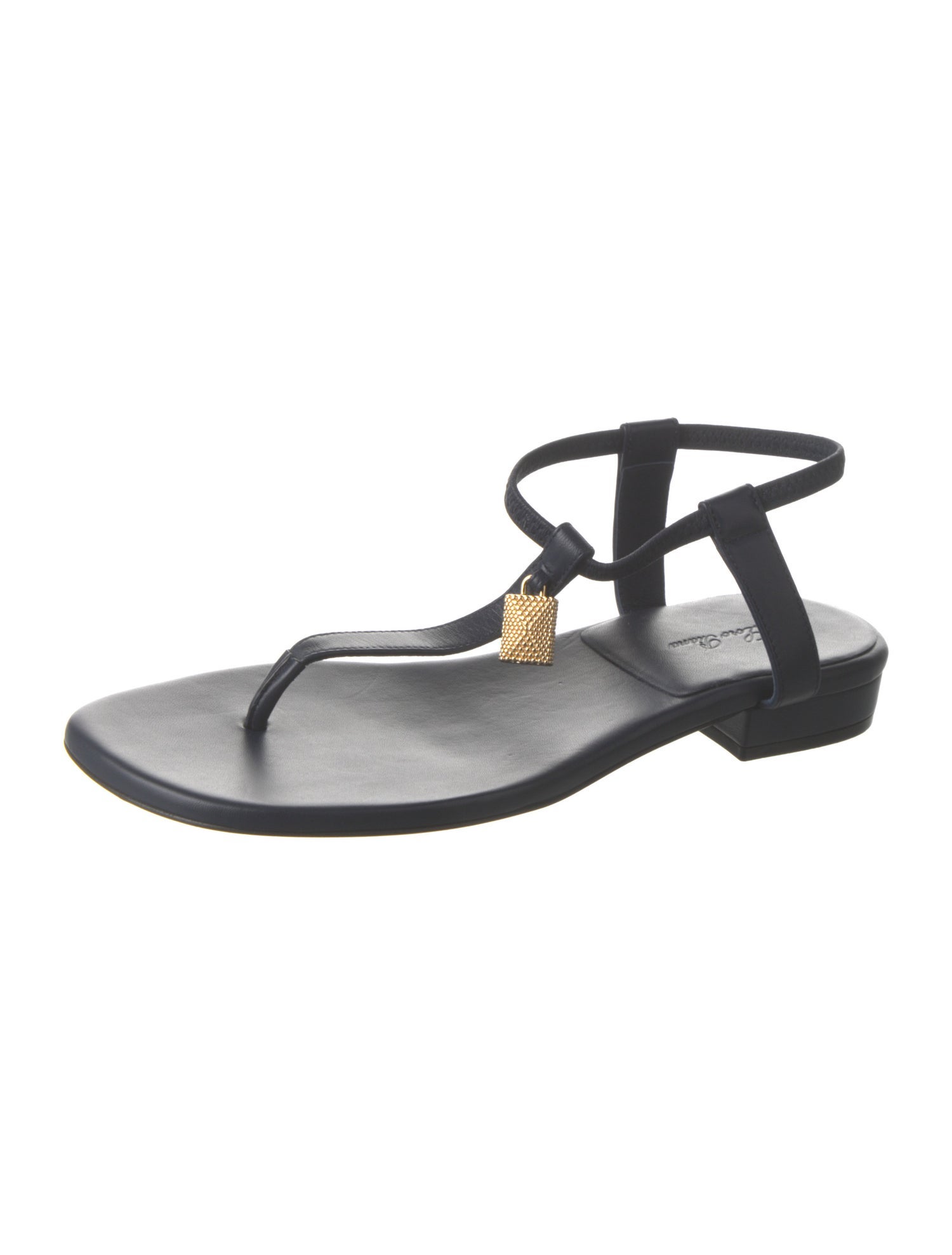 Loro Piana Mindil Suede T-Strap Sandals