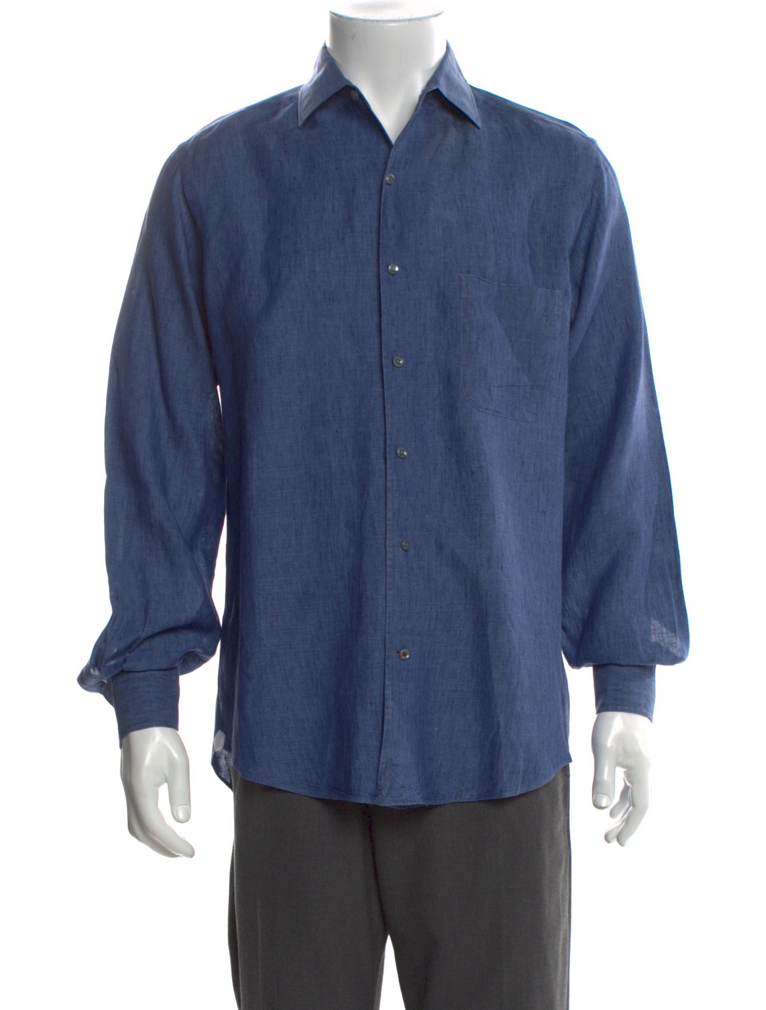 Loro Piana Linen Long Sleeve Shirt
