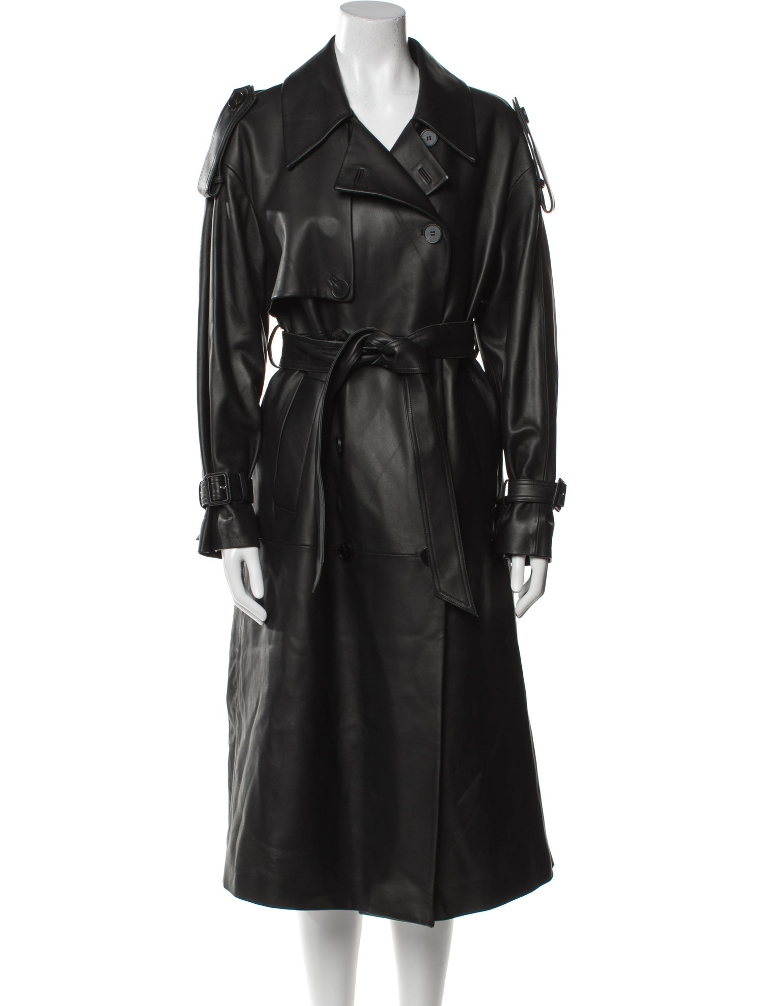 Loro Piana Leather Trench Coat