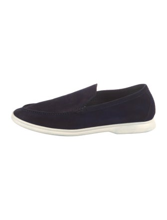 Loro Piana Summer Walk Suede Loafers