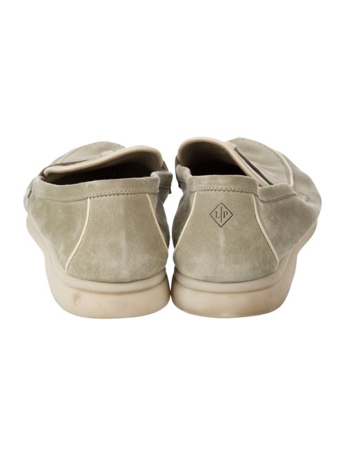 Loro Piana Summer Charms Walk Suede Loafers