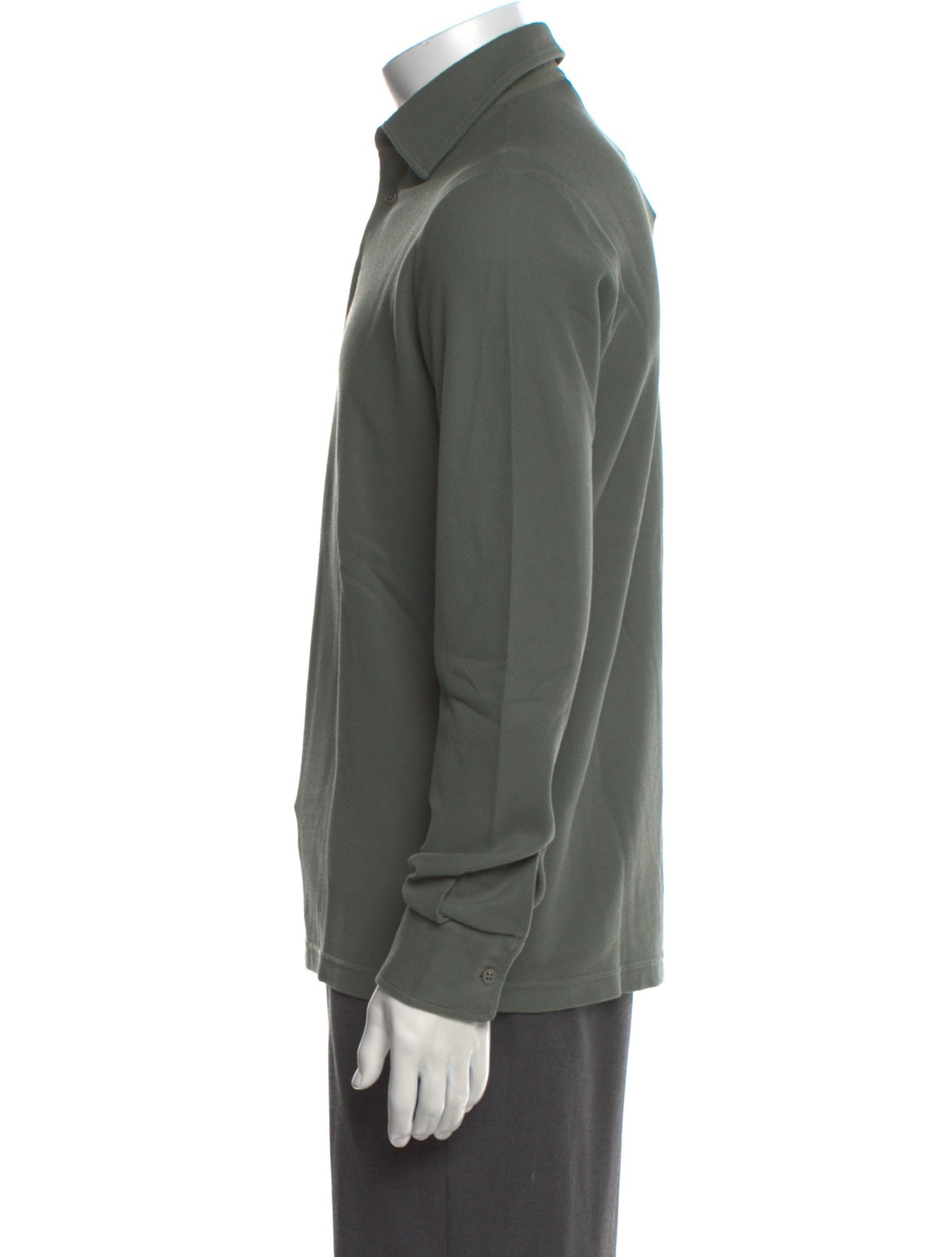 Loro Piana Collar Long Sleeve Polo Shirt w/ Tags