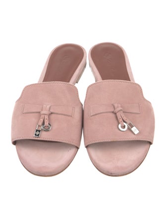 Loro Piana Suede Slides