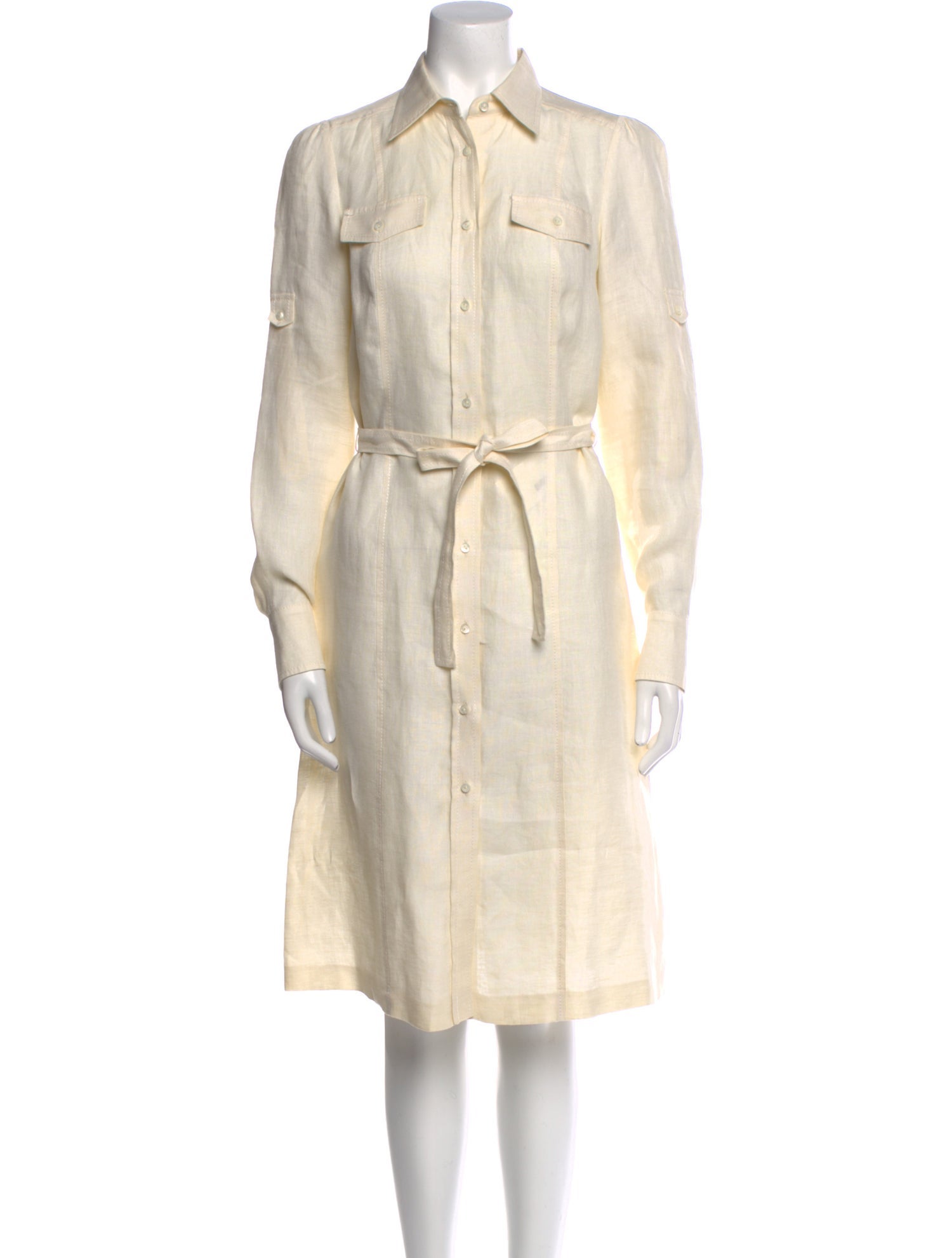 Loro Piana Linen Midi Length Dress