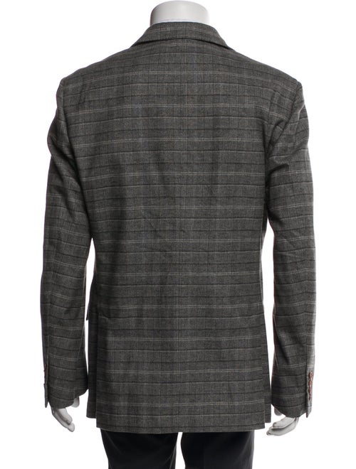Loro Piana Plaid Print Blazer