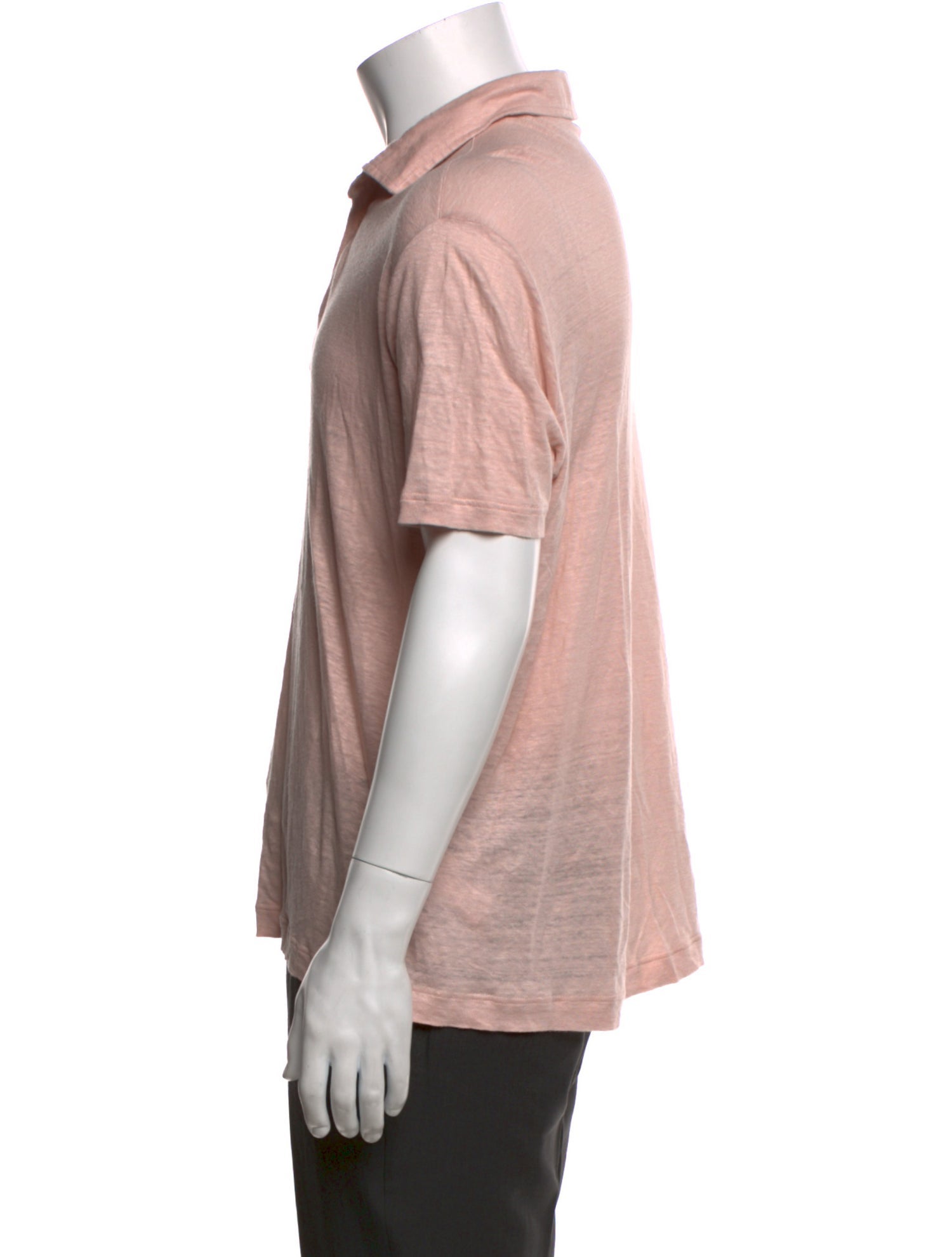 Loro Piana Linen Collar Polo Shirt