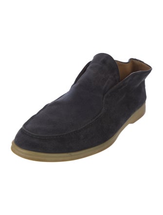 Loro Piana Open Walk Suede Loafers