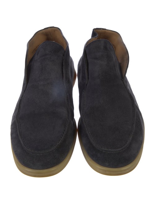 Loro Piana Open Walk Suede Loafers