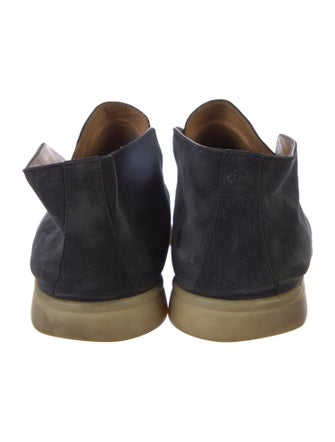 Loro Piana Open Walk Suede Loafers