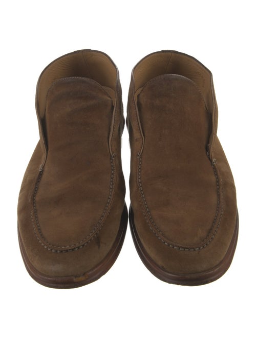 Loro Piana Open Walk Suede Loafers