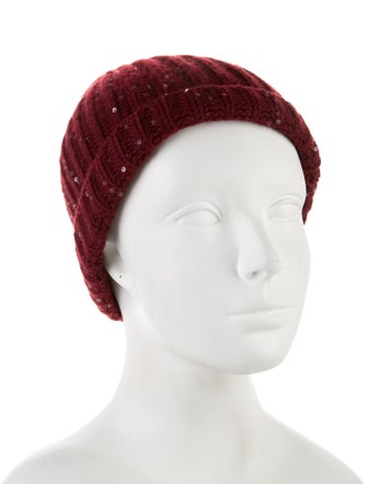 Loro Piana Sequined Cashmere Beanie