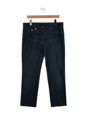 Loro Piana Mid-Rise Straight Leg Jeans