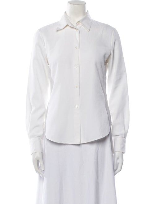 Loro Piana Long Sleeve Button-Up Top