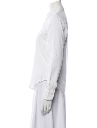 Loro Piana Long Sleeve Button-Up Top