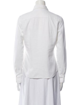 Loro Piana Long Sleeve Button-Up Top