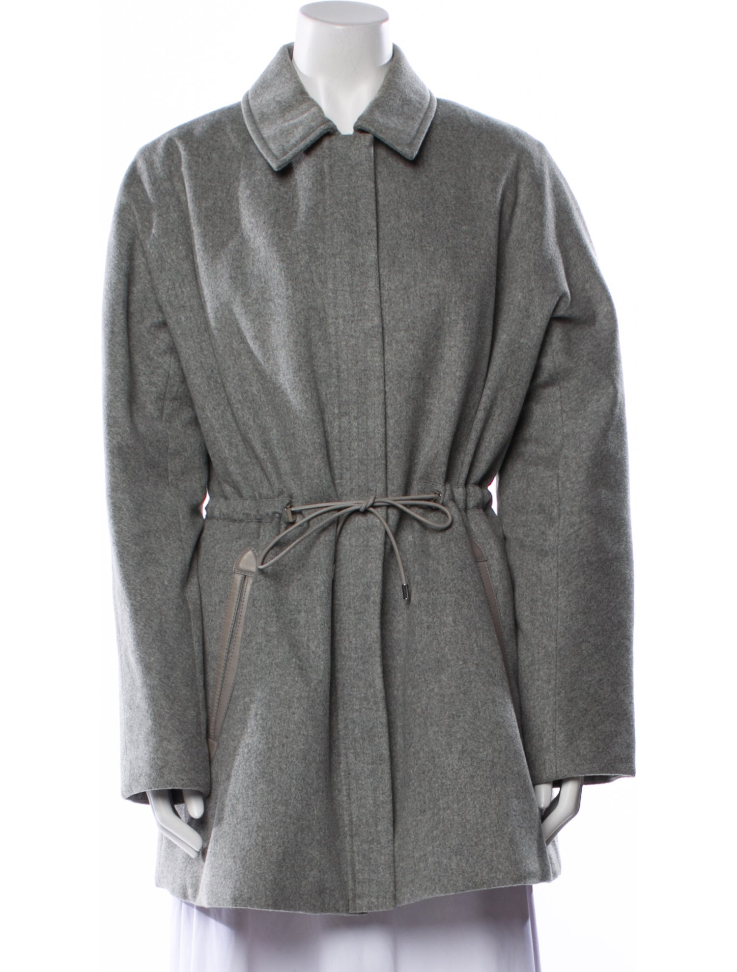 Loro Piana Green Storm System Cashmere Coat