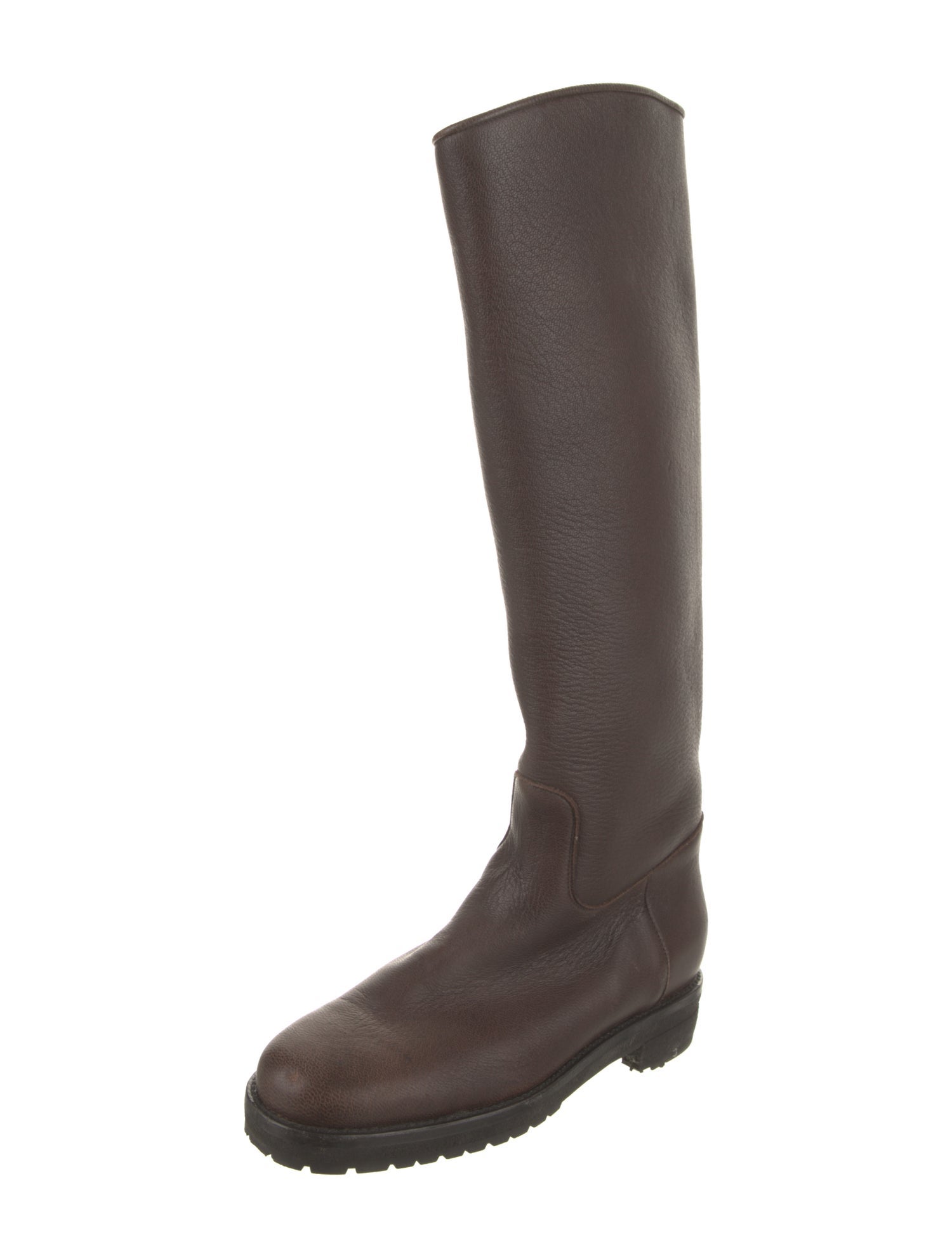 Loro Piana Leather Riding Boots